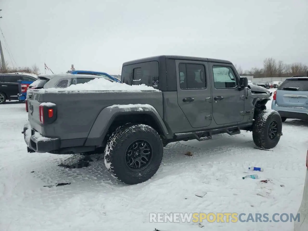 3 Photograph of a damaged car 1C6JJTAM2ML526873 JEEP GLADIATOR 2021