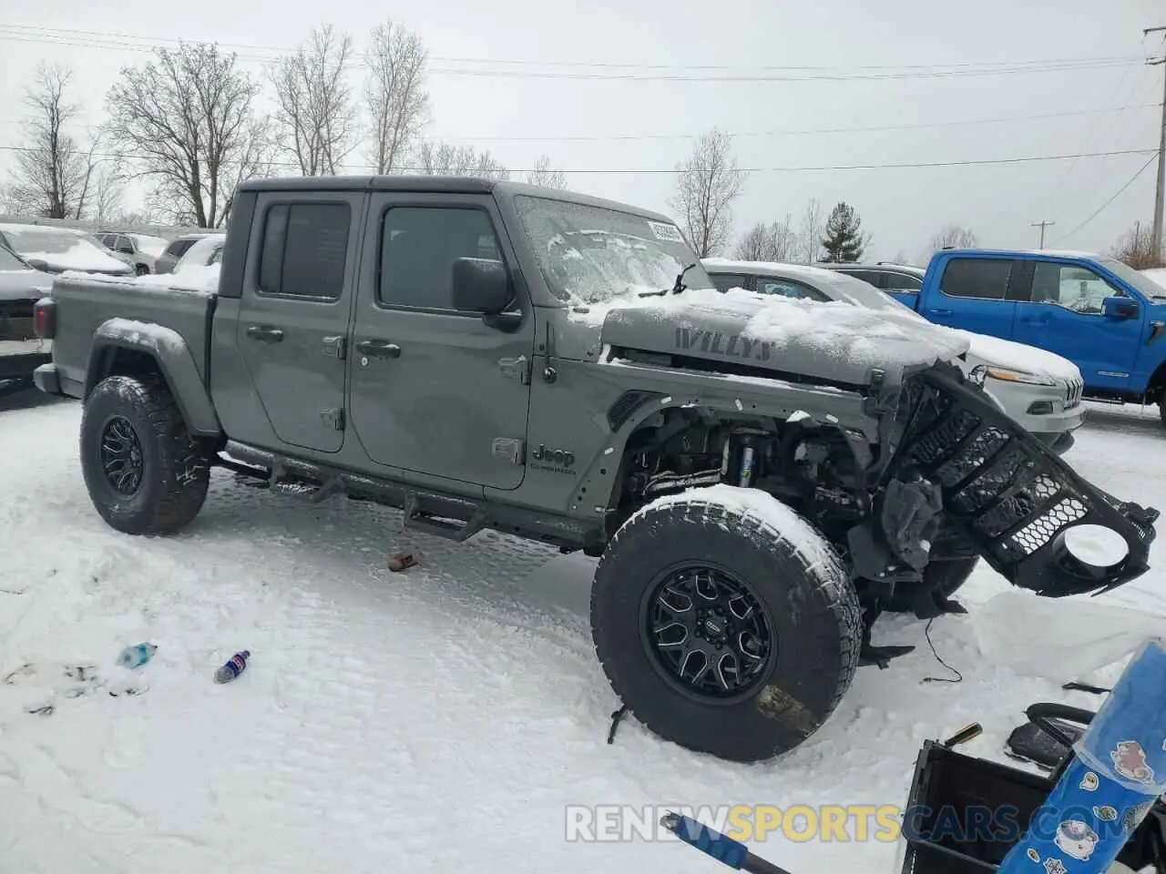 4 Photograph of a damaged car 1C6JJTAM2ML526873 JEEP GLADIATOR 2021