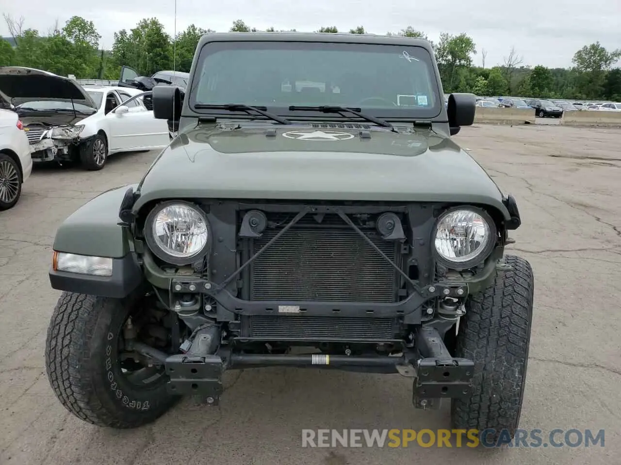5 Photograph of a damaged car 1C6JJTAM3ML554990 JEEP GLADIATOR 2021