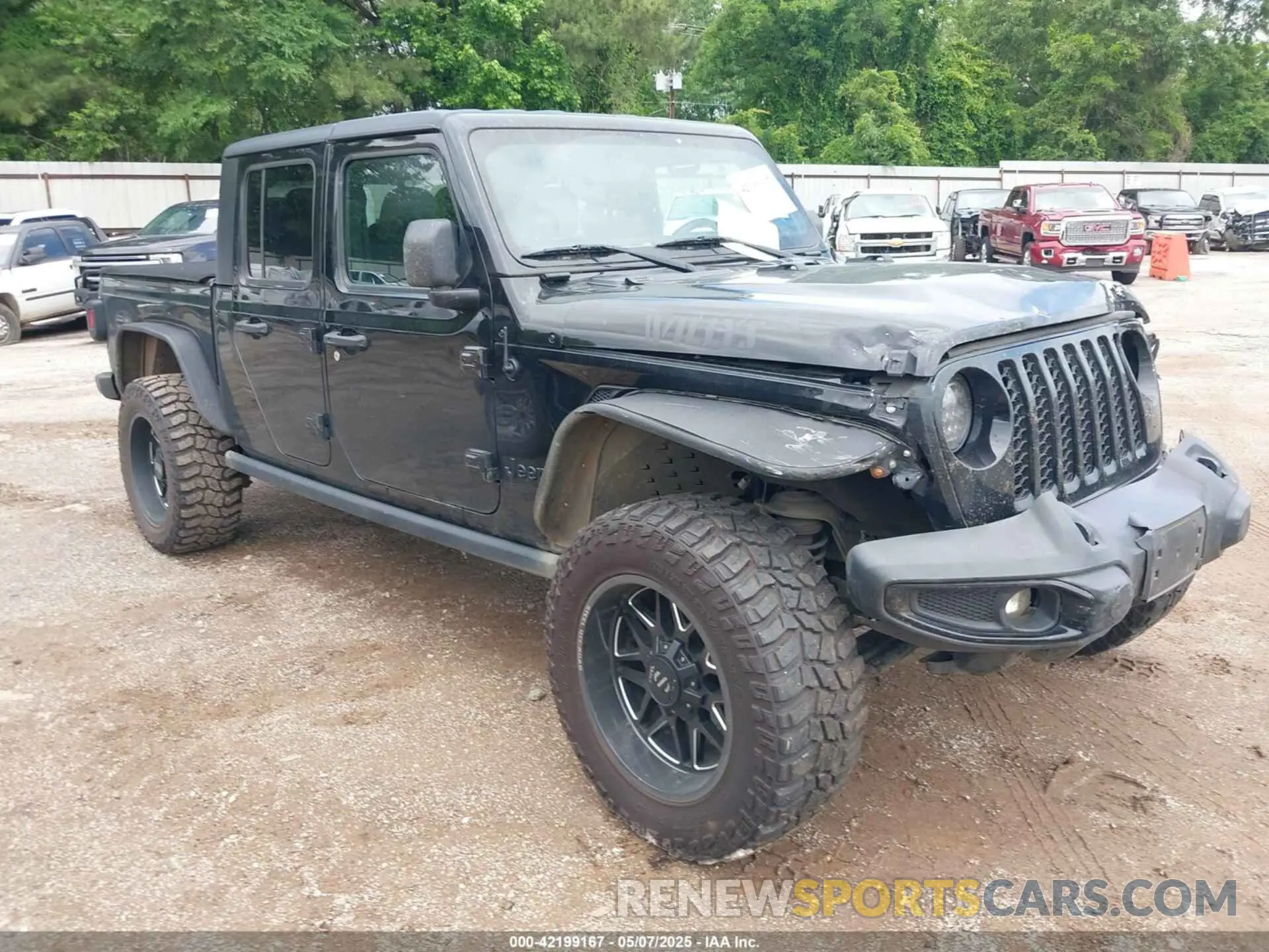 1 Photograph of a damaged car 1C6JJTAM7ML554412 JEEP GLADIATOR 2021