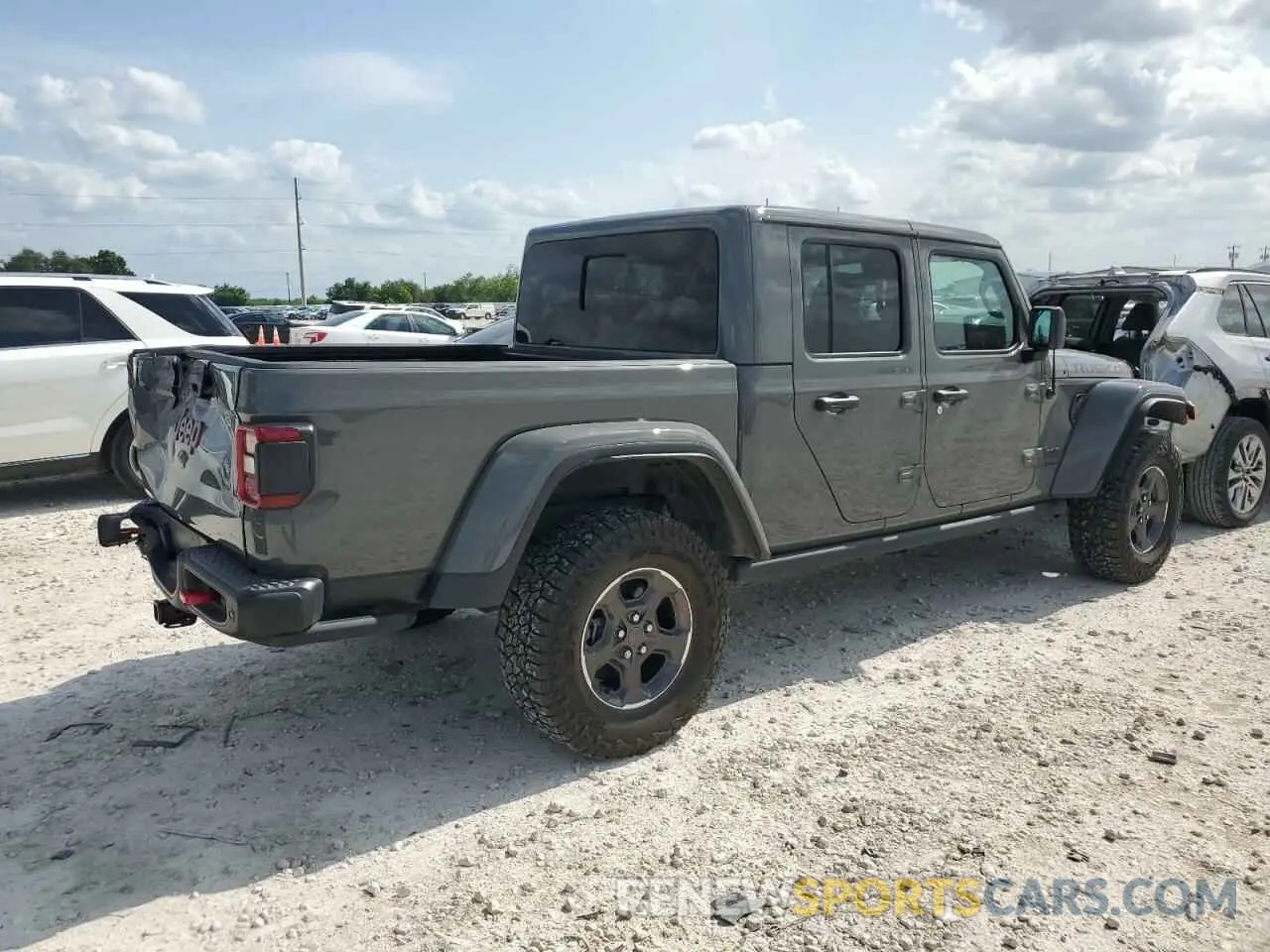 3 Photograph of a damaged car 1C6JJTBG0ML505240 JEEP GLADIATOR 2021