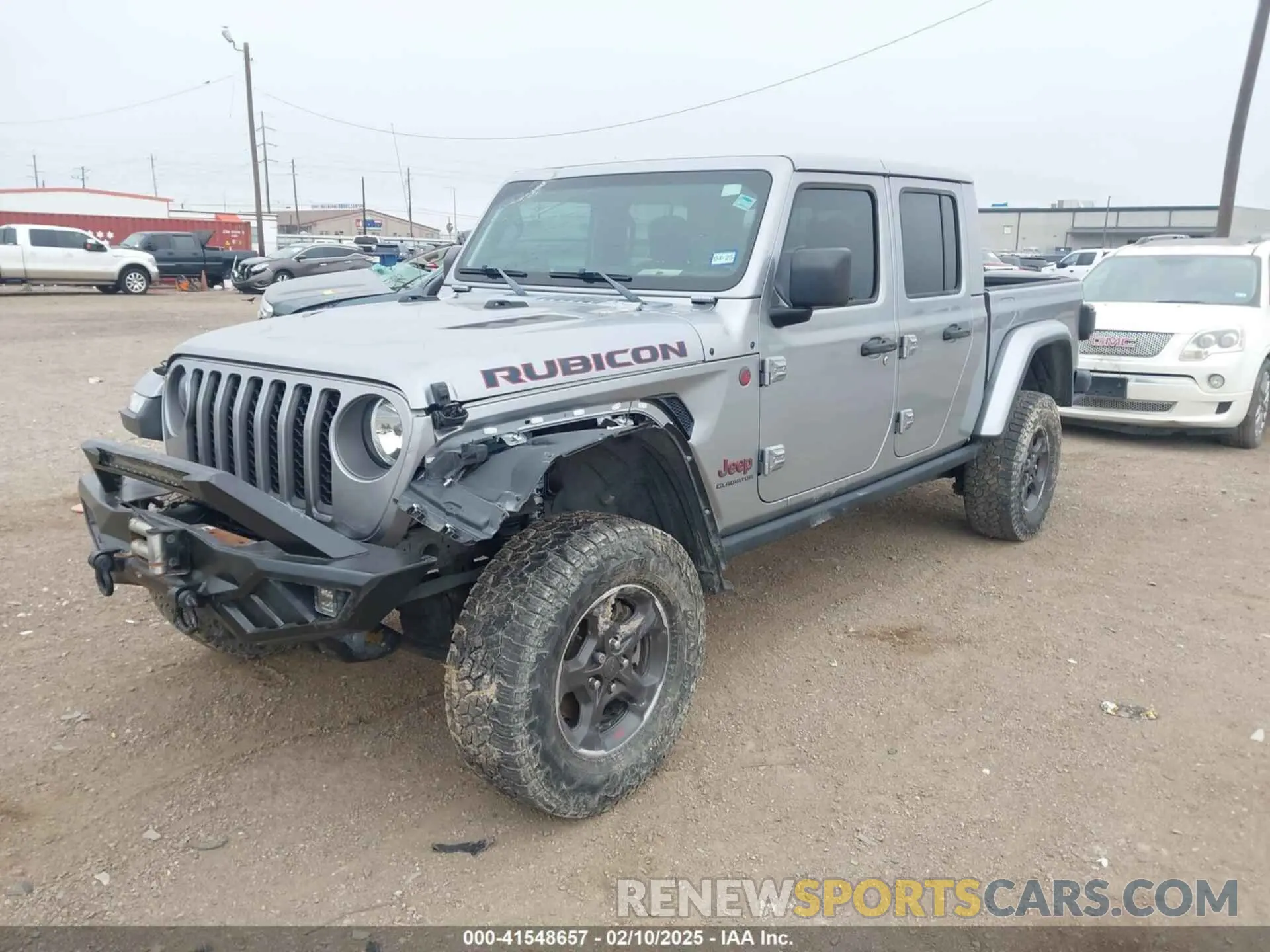2 Photograph of a damaged car 1C6JJTBG1ML525920 JEEP GLADIATOR 2021