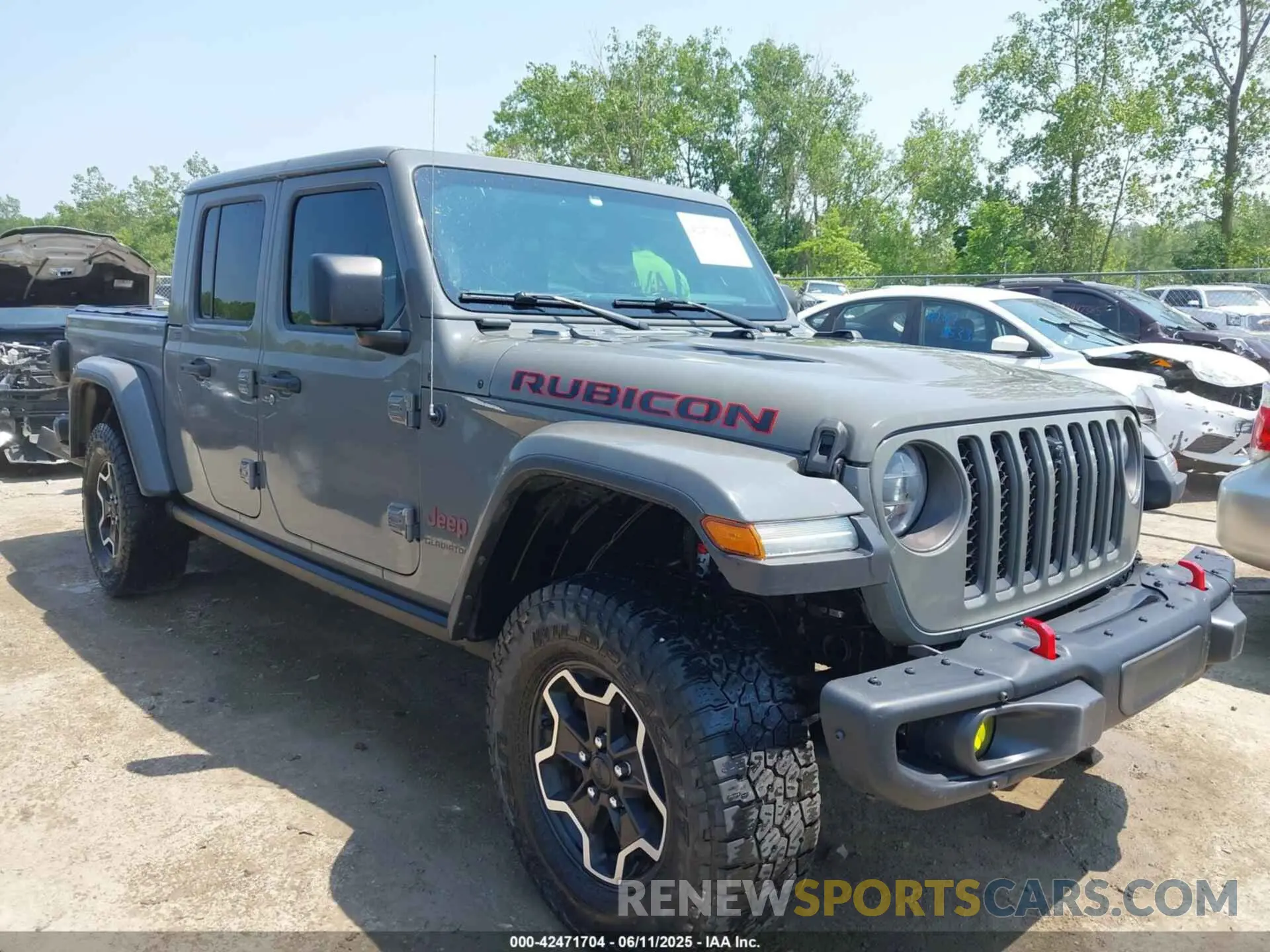 1 Photograph of a damaged car 1C6JJTBG2ML515932 JEEP GLADIATOR 2021