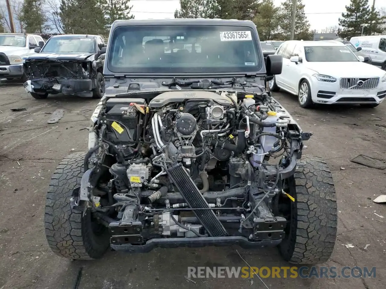 5 Photograph of a damaged car 1C6JJTBG4ML504141 JEEP GLADIATOR 2021
