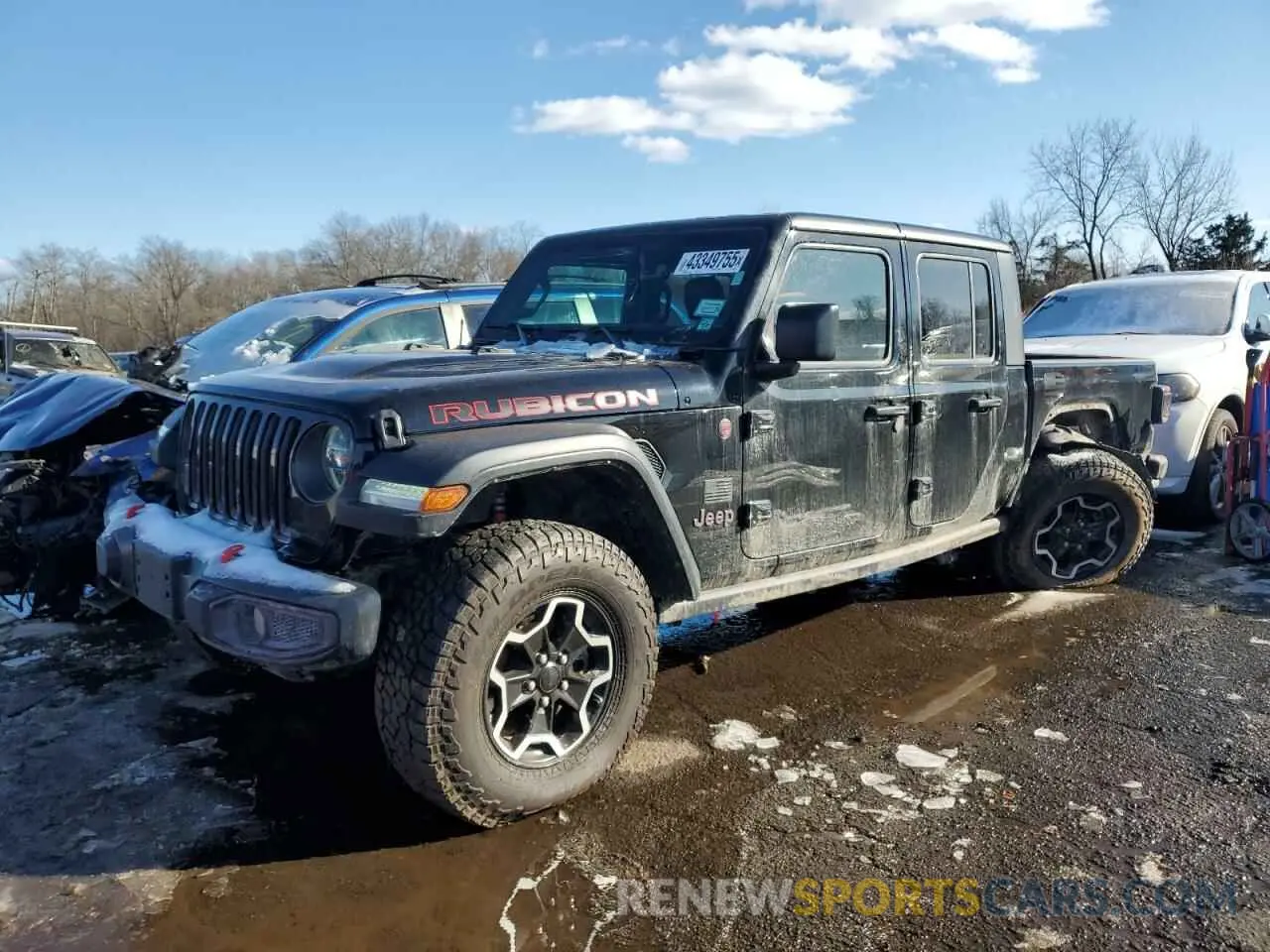 1 Photograph of a damaged car 1C6JJTBG6ML571789 JEEP GLADIATOR 2021