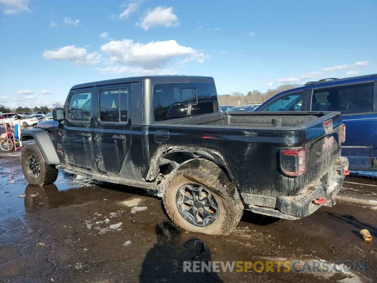 2 Photograph of a damaged car 1C6JJTBG6ML571789 JEEP GLADIATOR 2021