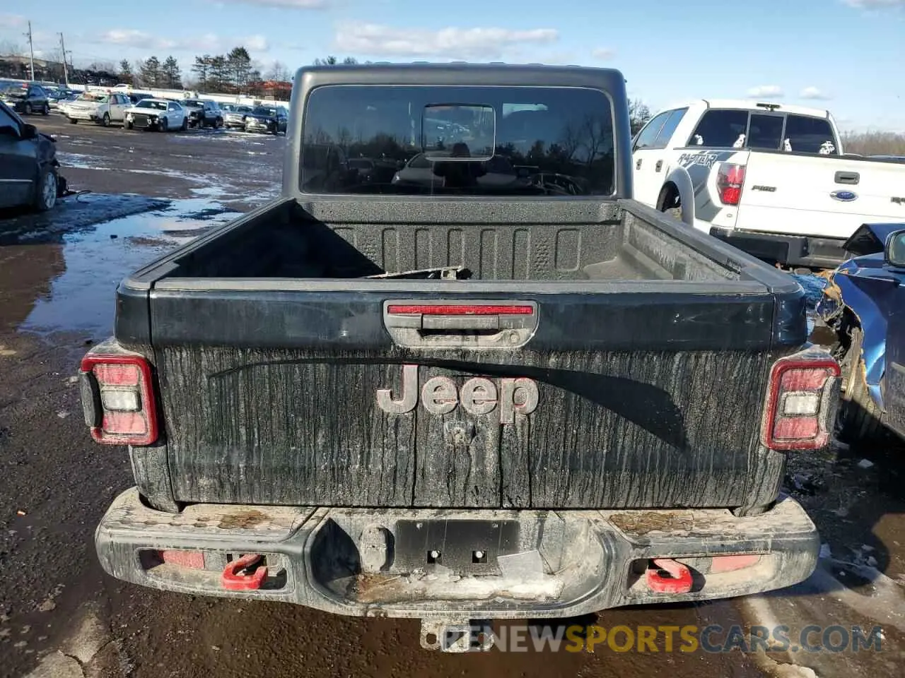 6 Photograph of a damaged car 1C6JJTBG6ML571789 JEEP GLADIATOR 2021