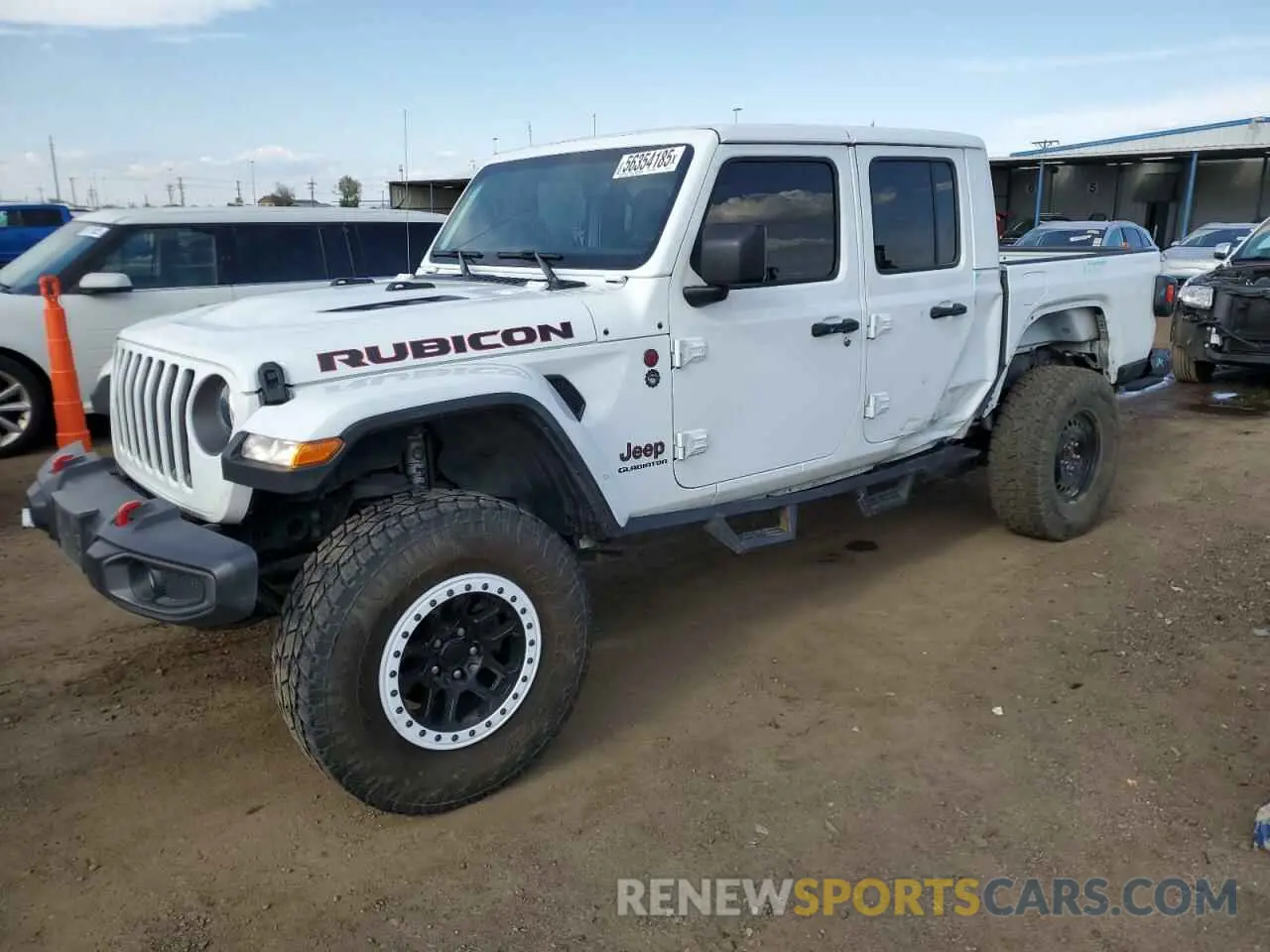 1 Photograph of a damaged car 1C6JJTBG7ML526845 JEEP GLADIATOR 2021
