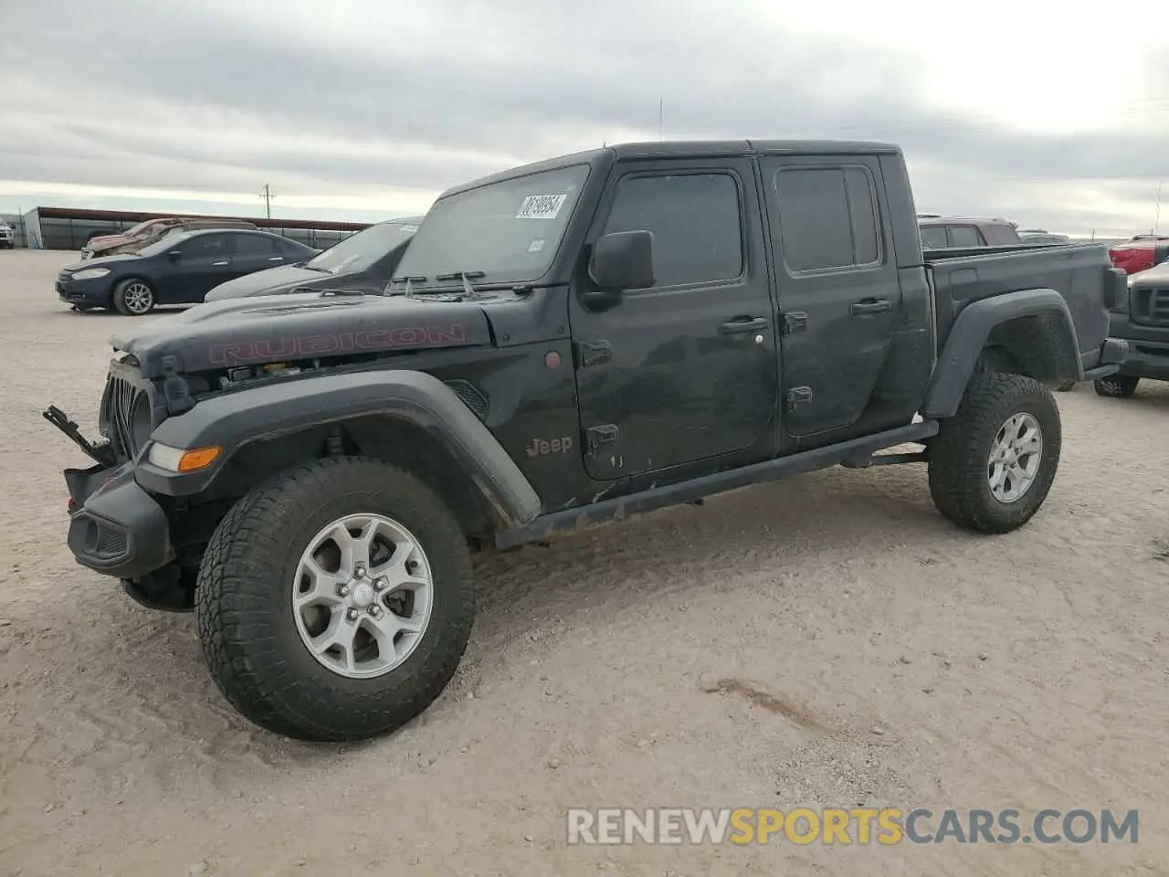 1 Photograph of a damaged car 1C6JJTBG7ML536792 JEEP GLADIATOR 2021