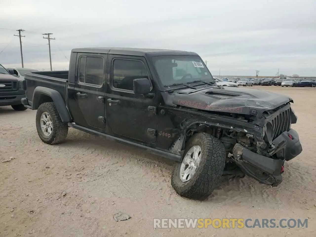 4 Photograph of a damaged car 1C6JJTBG7ML536792 JEEP GLADIATOR 2021