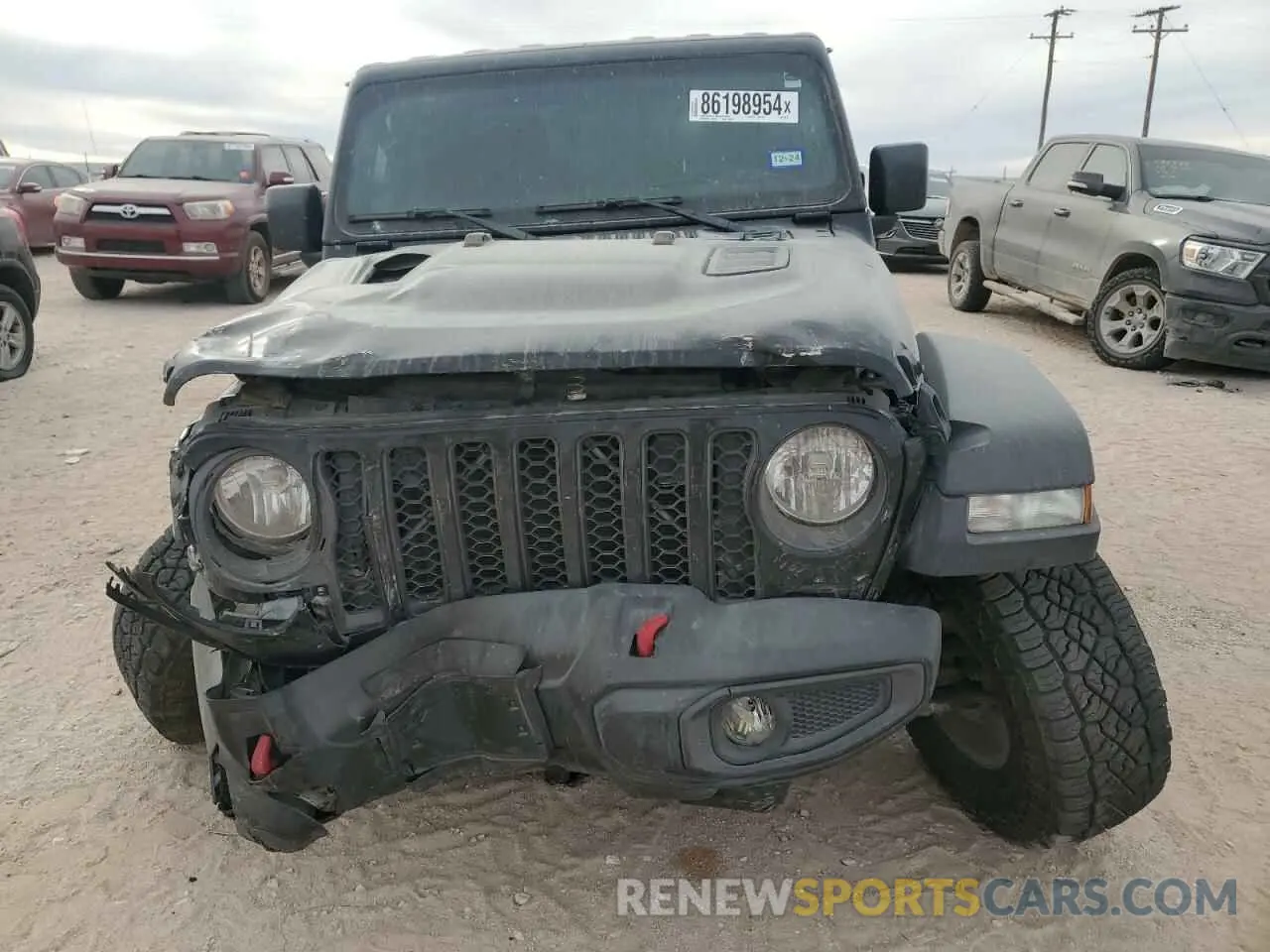 5 Photograph of a damaged car 1C6JJTBG7ML536792 JEEP GLADIATOR 2021