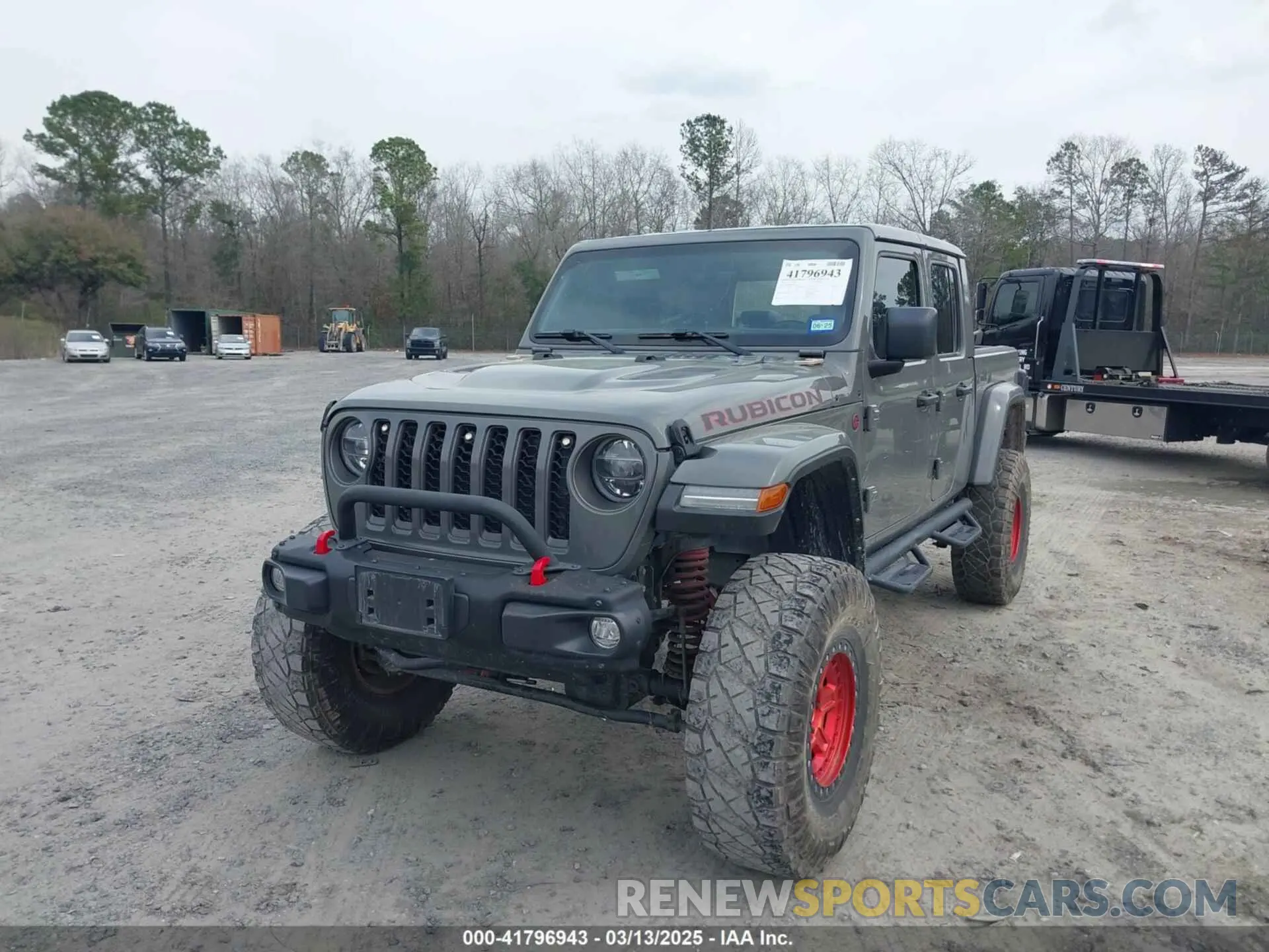 2 Photograph of a damaged car 1C6JJTBG7ML554354 JEEP GLADIATOR 2021