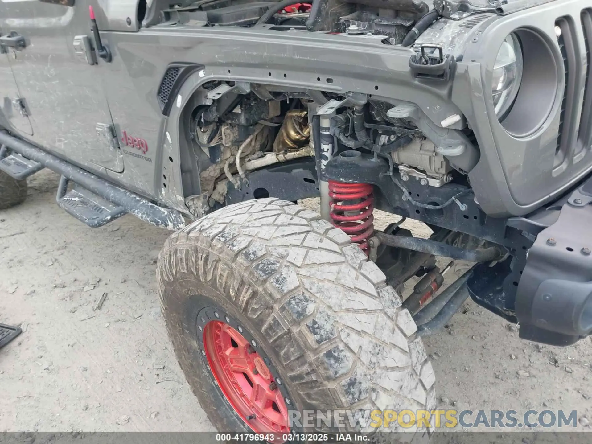 6 Photograph of a damaged car 1C6JJTBG7ML554354 JEEP GLADIATOR 2021