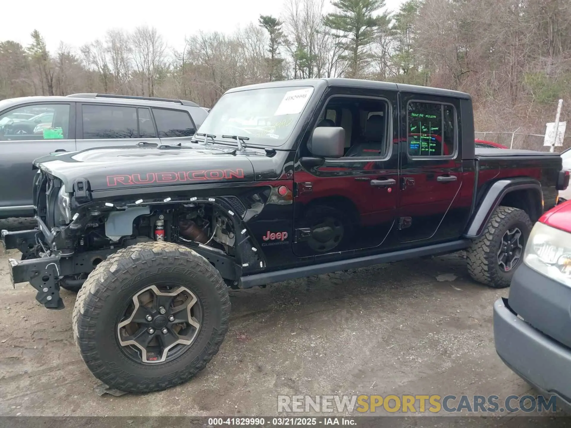 15 Photograph of a damaged car 1C6JJTBG8ML524215 JEEP GLADIATOR 2021