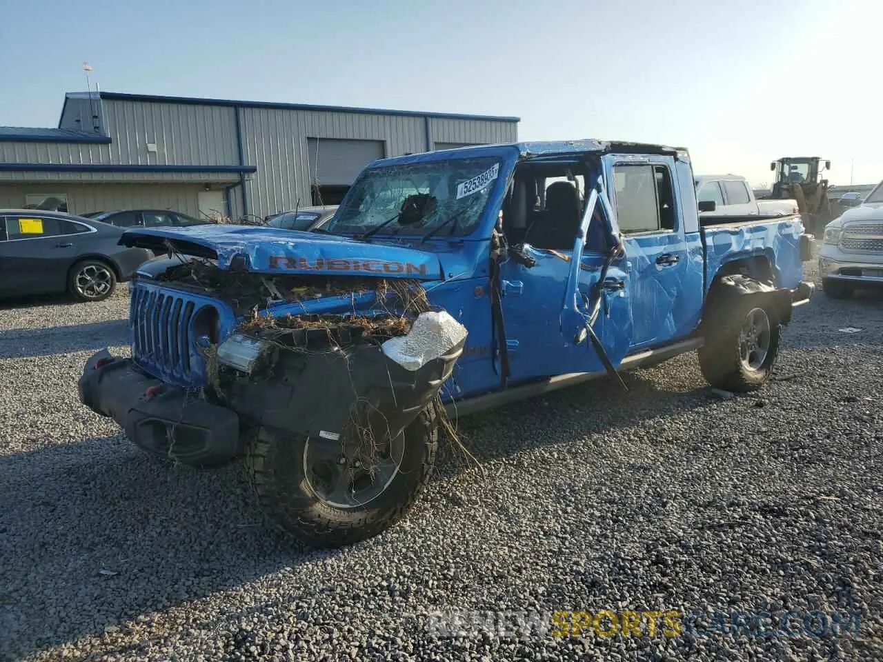 1 Photograph of a damaged car 1C6JJTBGXML551111 JEEP GLADIATOR 2021