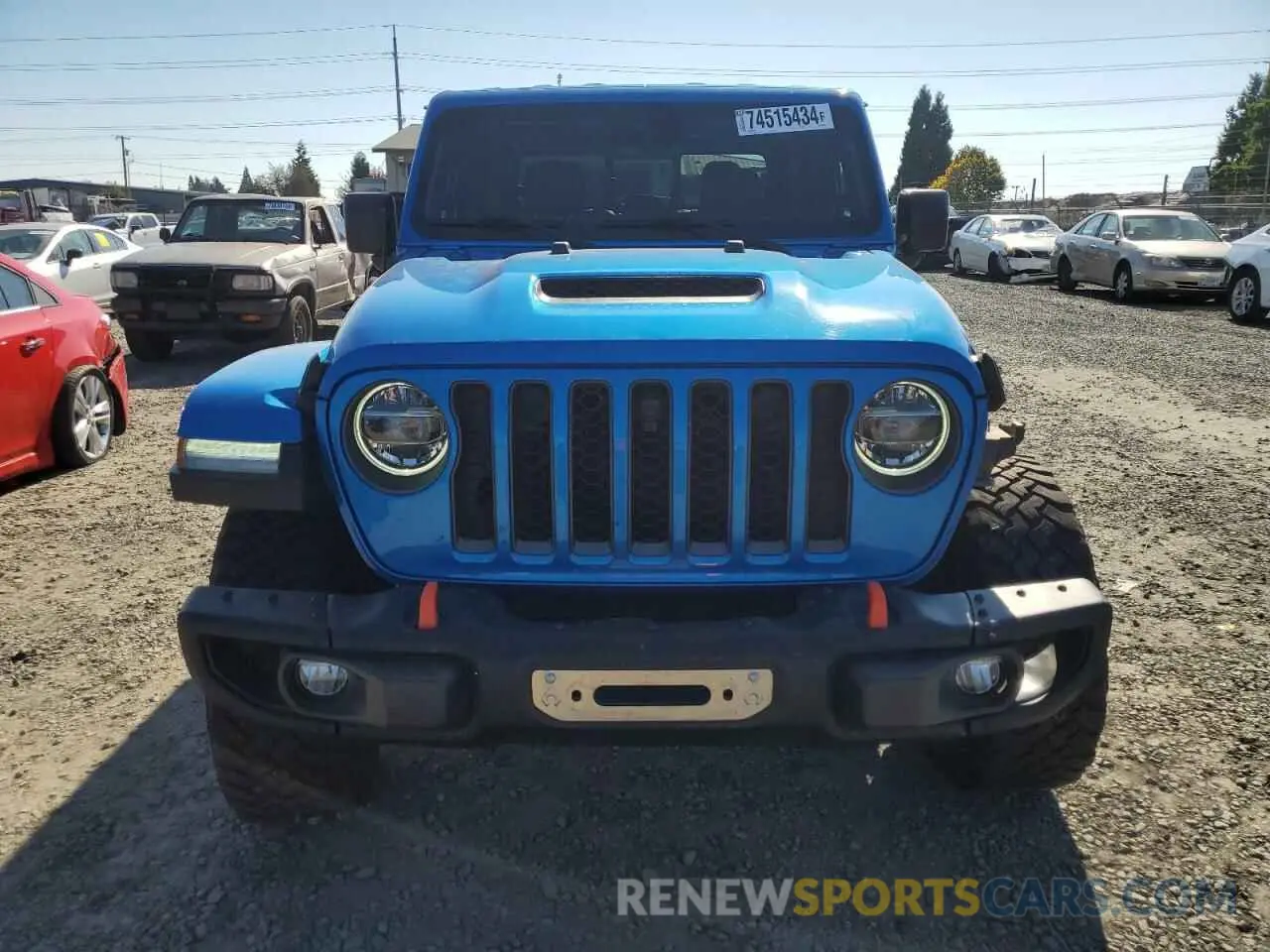 5 Photograph of a damaged car 1C6JJTEG0ML557348 JEEP GLADIATOR 2021