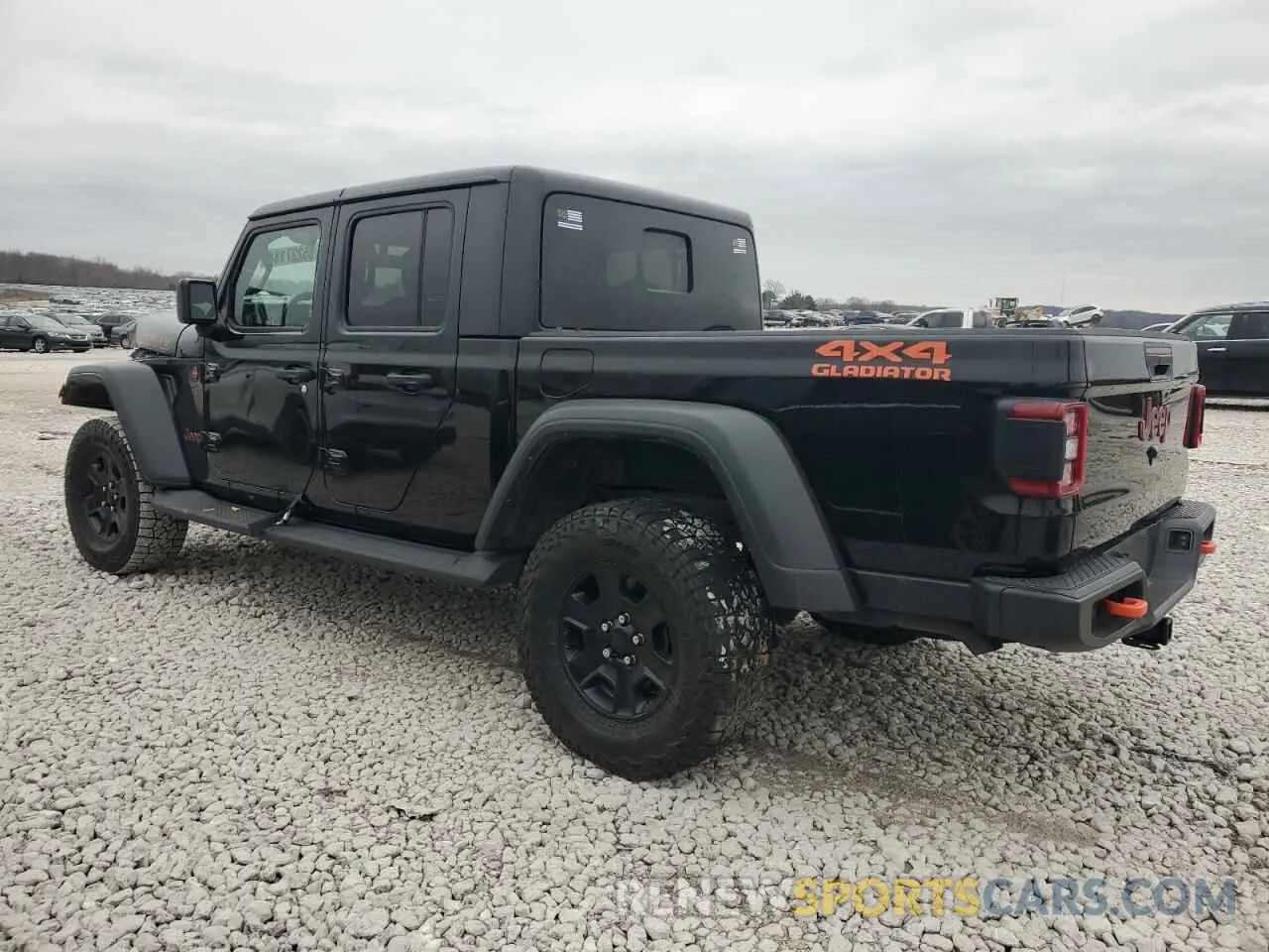 2 Photograph of a damaged car 1C6JJTEG0ML596683 JEEP GLADIATOR 2021