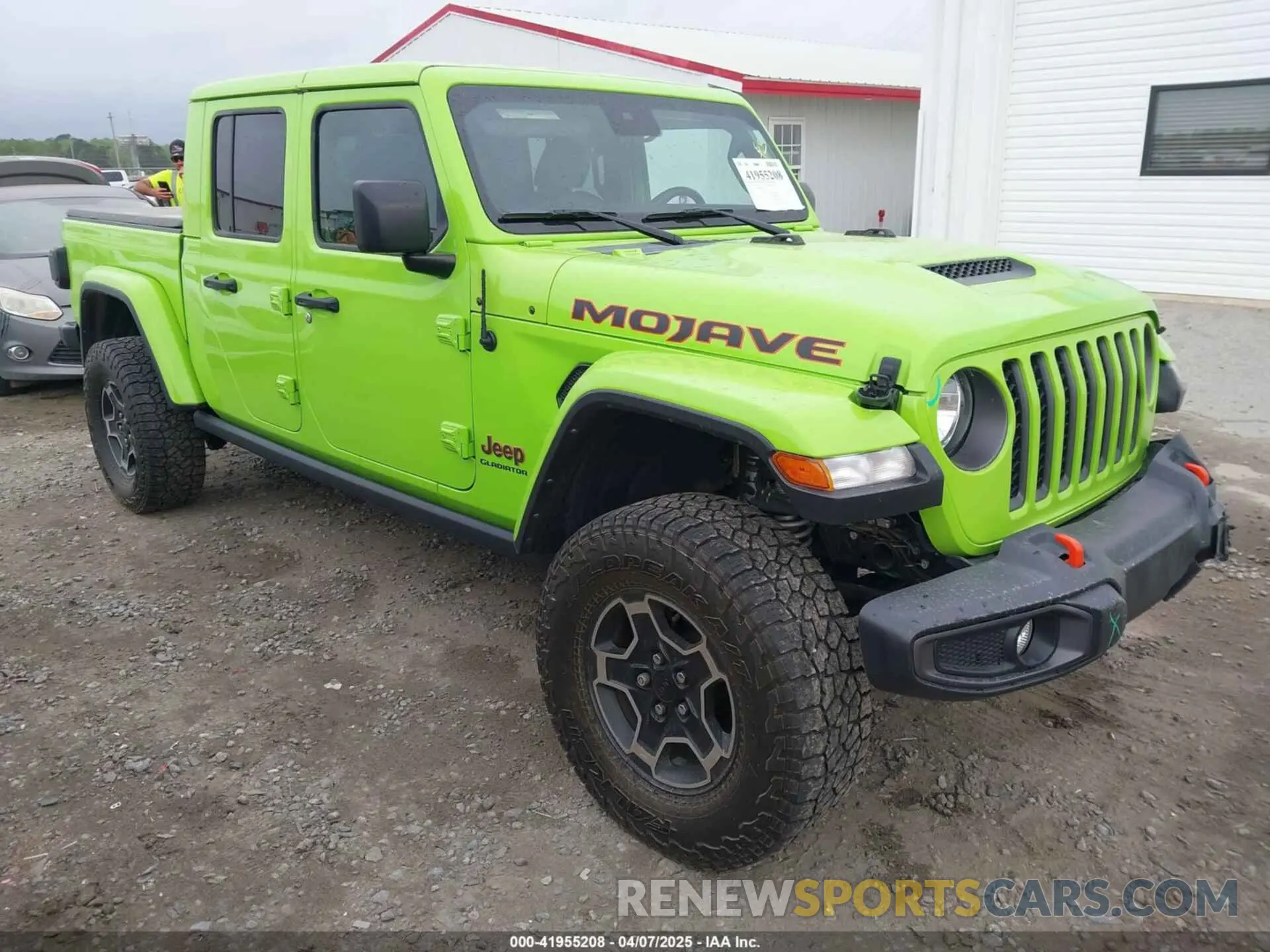 1 Photograph of a damaged car 1C6JJTEG1ML618948 JEEP GLADIATOR 2021