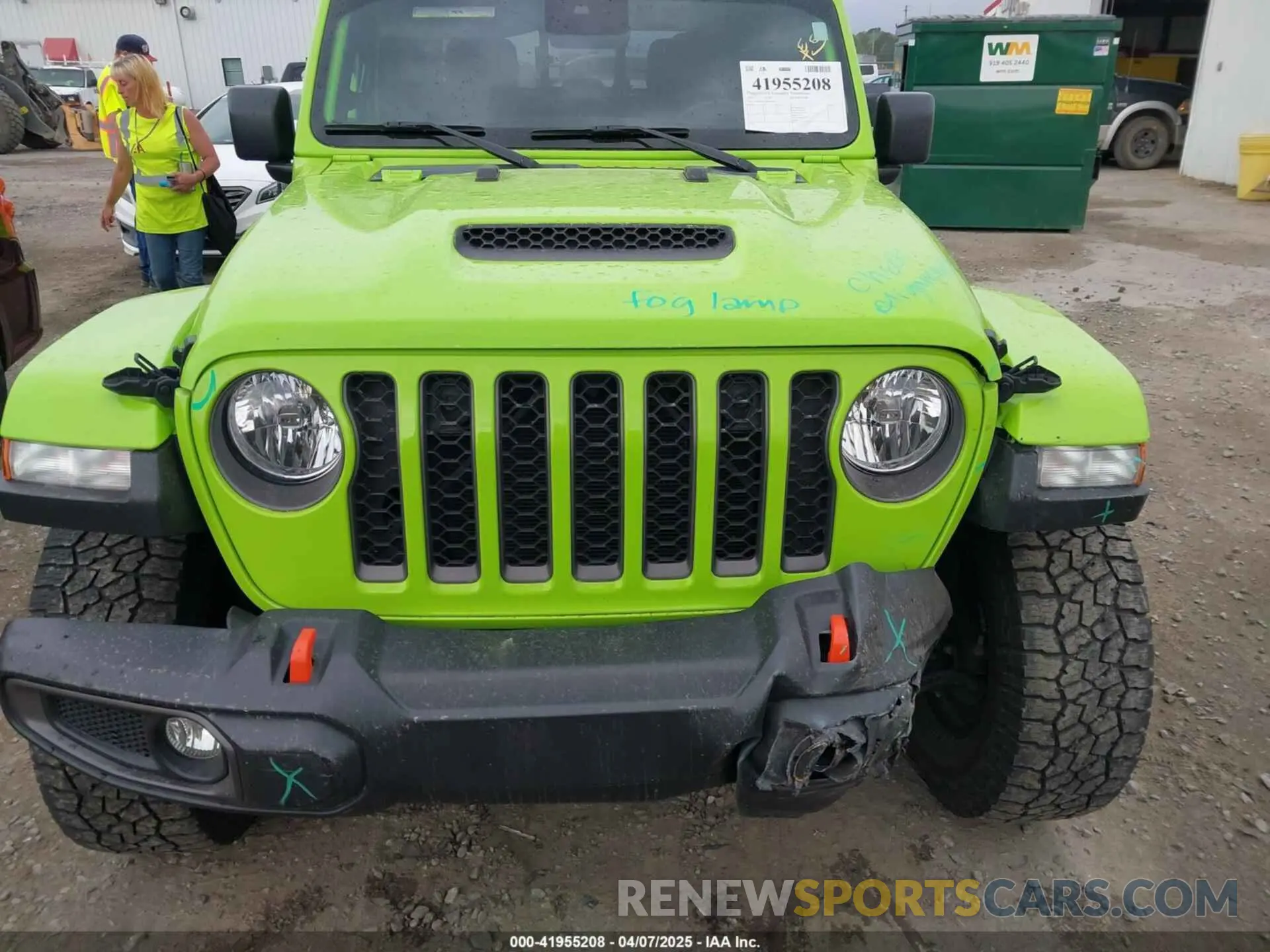 12 Photograph of a damaged car 1C6JJTEG1ML618948 JEEP GLADIATOR 2021