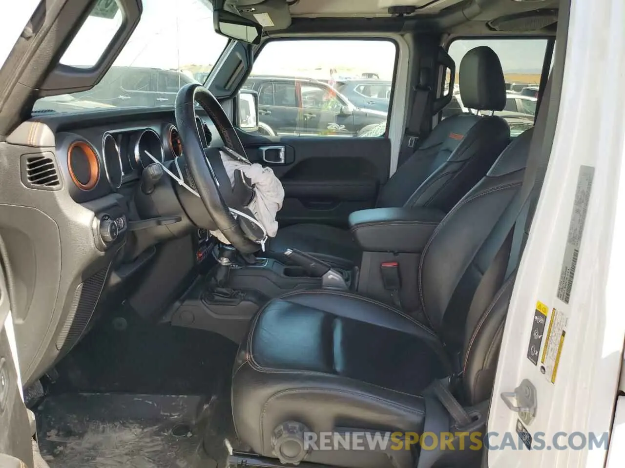 7 Photograph of a damaged car 1C6JJTEG2ML554046 JEEP GLADIATOR 2021