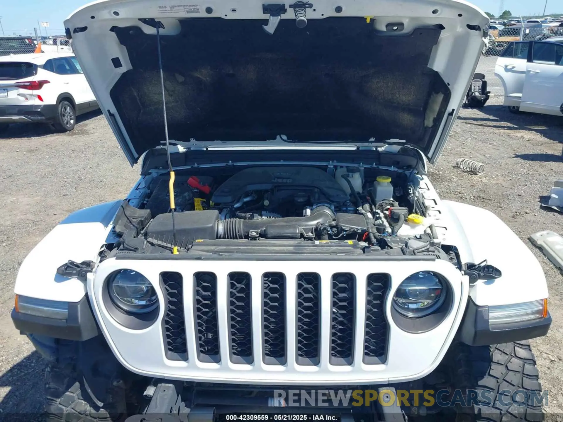 10 Photograph of a damaged car 1C6JJTEG3ML527048 JEEP GLADIATOR 2021