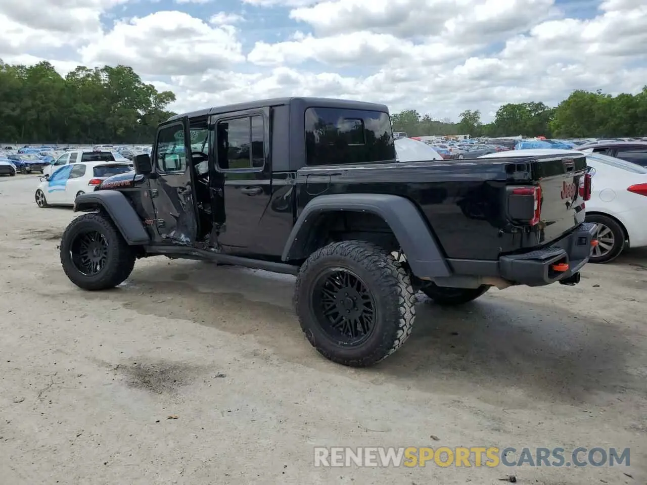 2 Photograph of a damaged car 1C6JJTEG3ML554606 JEEP GLADIATOR 2021