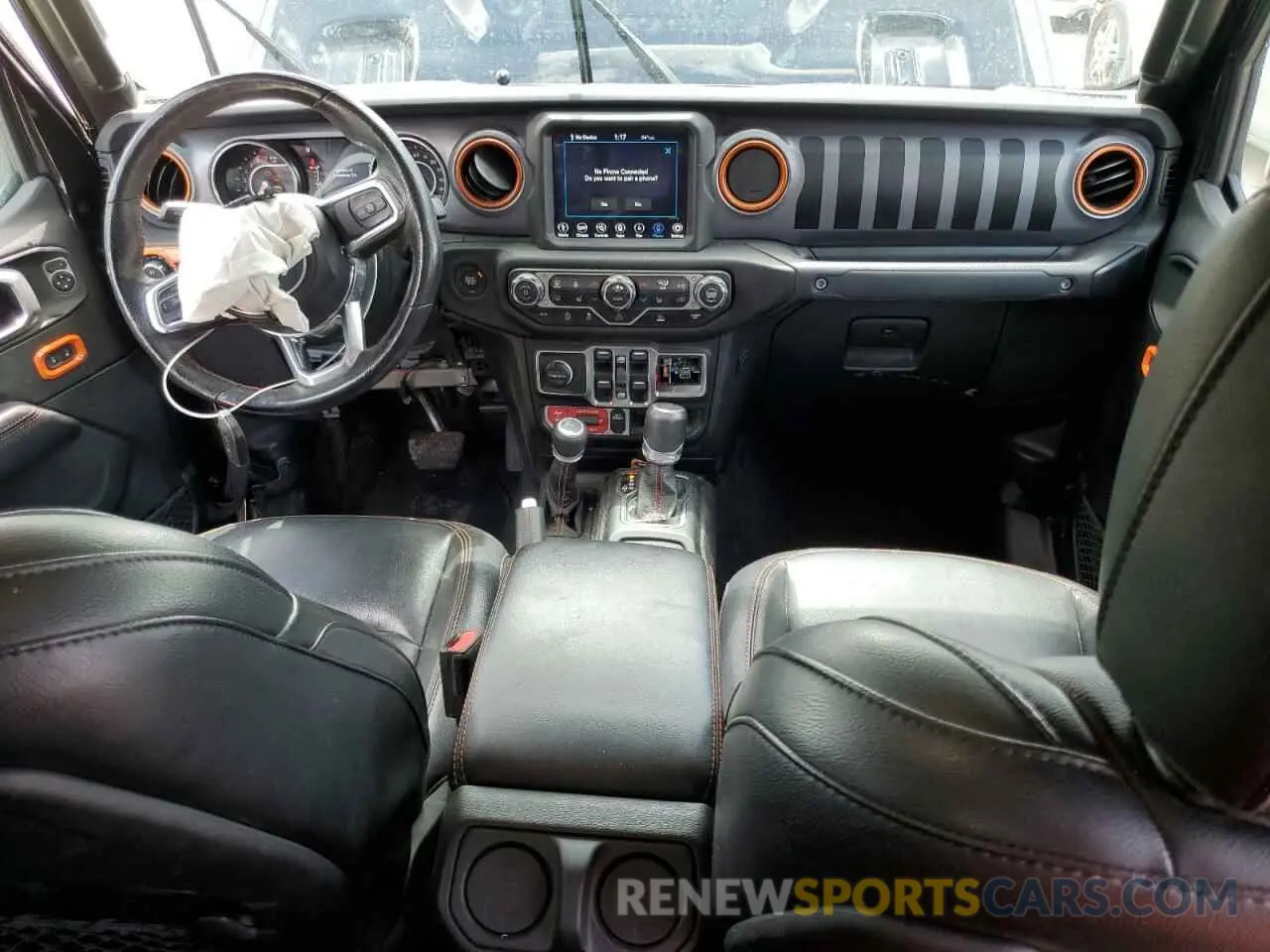 8 Photograph of a damaged car 1C6JJTEG3ML554606 JEEP GLADIATOR 2021