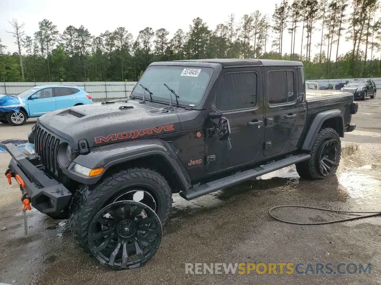 1 Photograph of a damaged car 1C6JJTEG4ML545252 JEEP GLADIATOR 2021