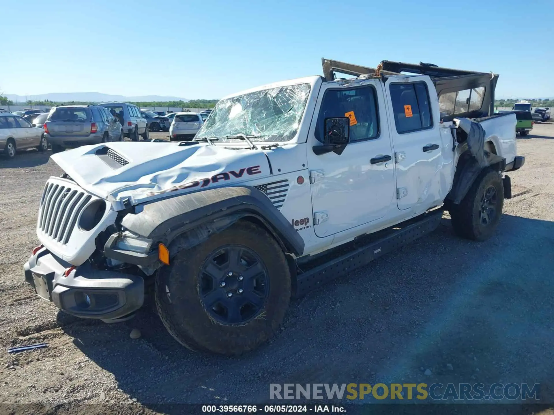 2 Photograph of a damaged car 1C6JJTEG5ML529206 JEEP GLADIATOR 2021