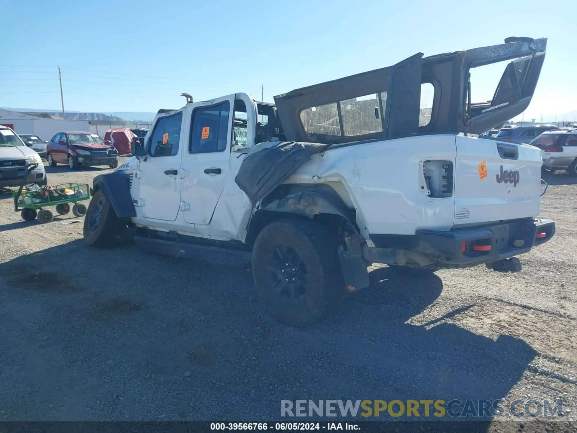 3 Photograph of a damaged car 1C6JJTEG5ML529206 JEEP GLADIATOR 2021