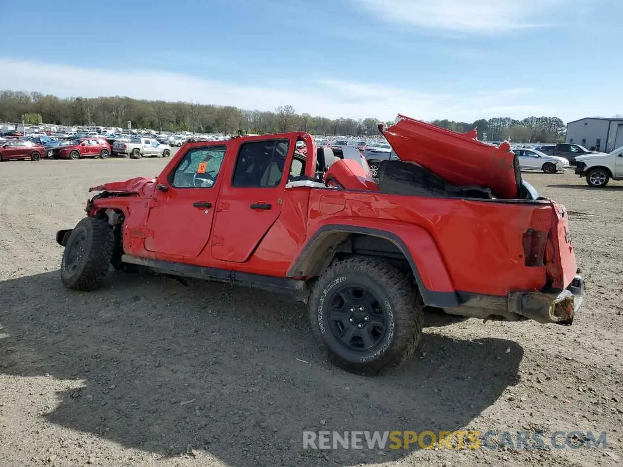 2 Photograph of a damaged car 1C6JJTEG5ML569172 JEEP GLADIATOR 2021