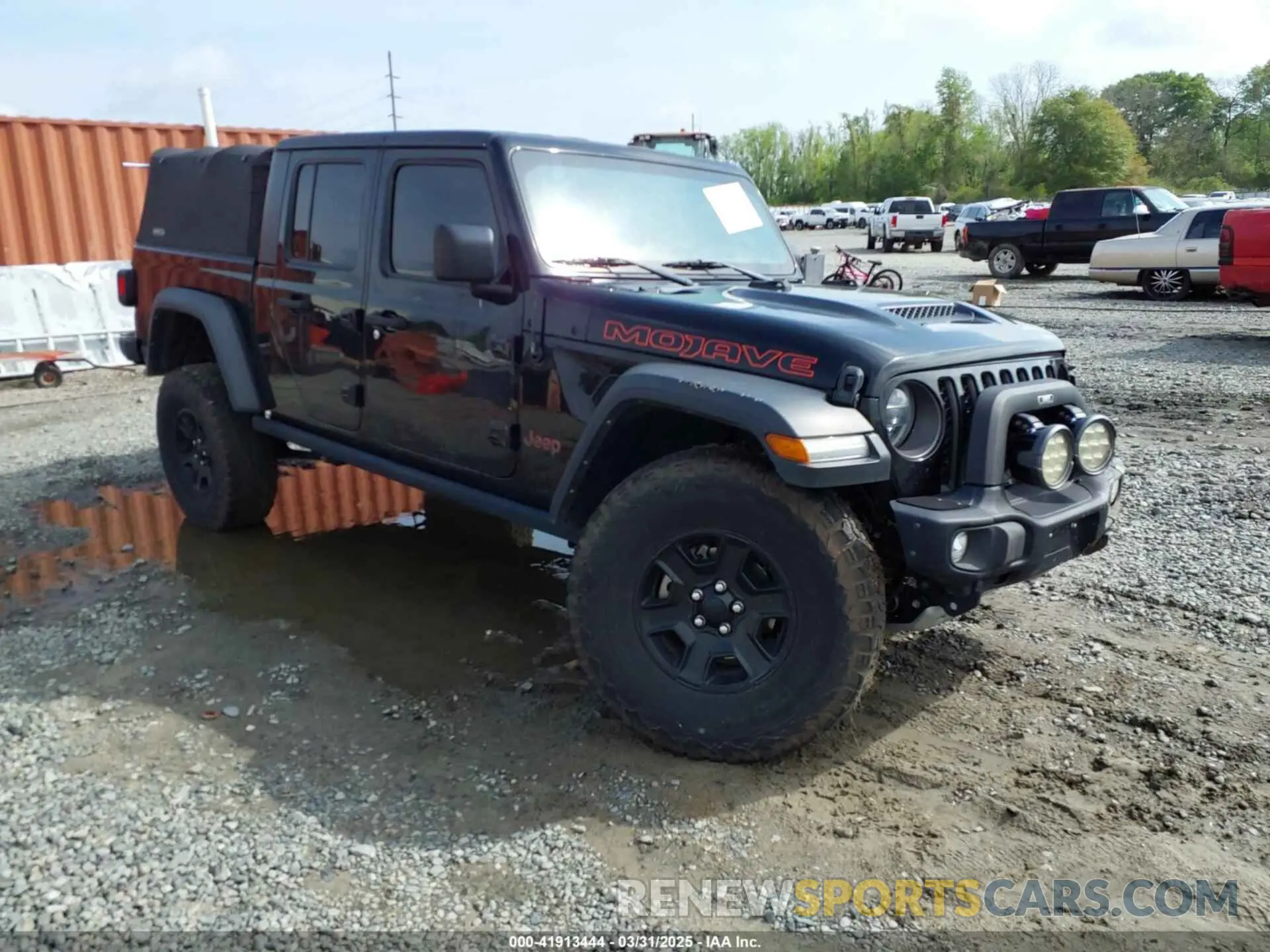 1 Photograph of a damaged car 1C6JJTEG5ML578714 JEEP GLADIATOR 2021