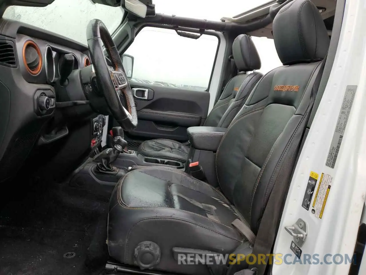 7 Photograph of a damaged car 1C6JJTEG6ML516867 JEEP GLADIATOR 2021