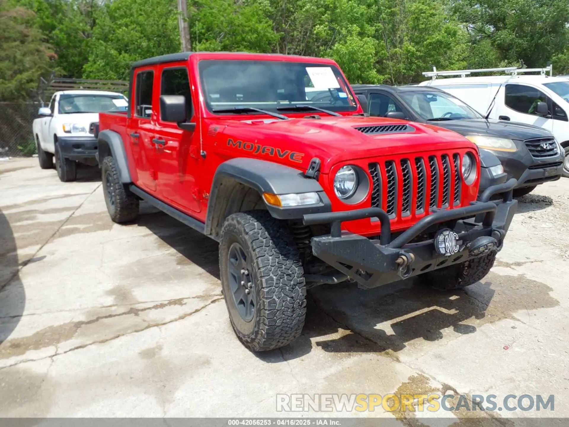 1 Photograph of a damaged car 1C6JJTEG6ML533927 JEEP GLADIATOR 2021