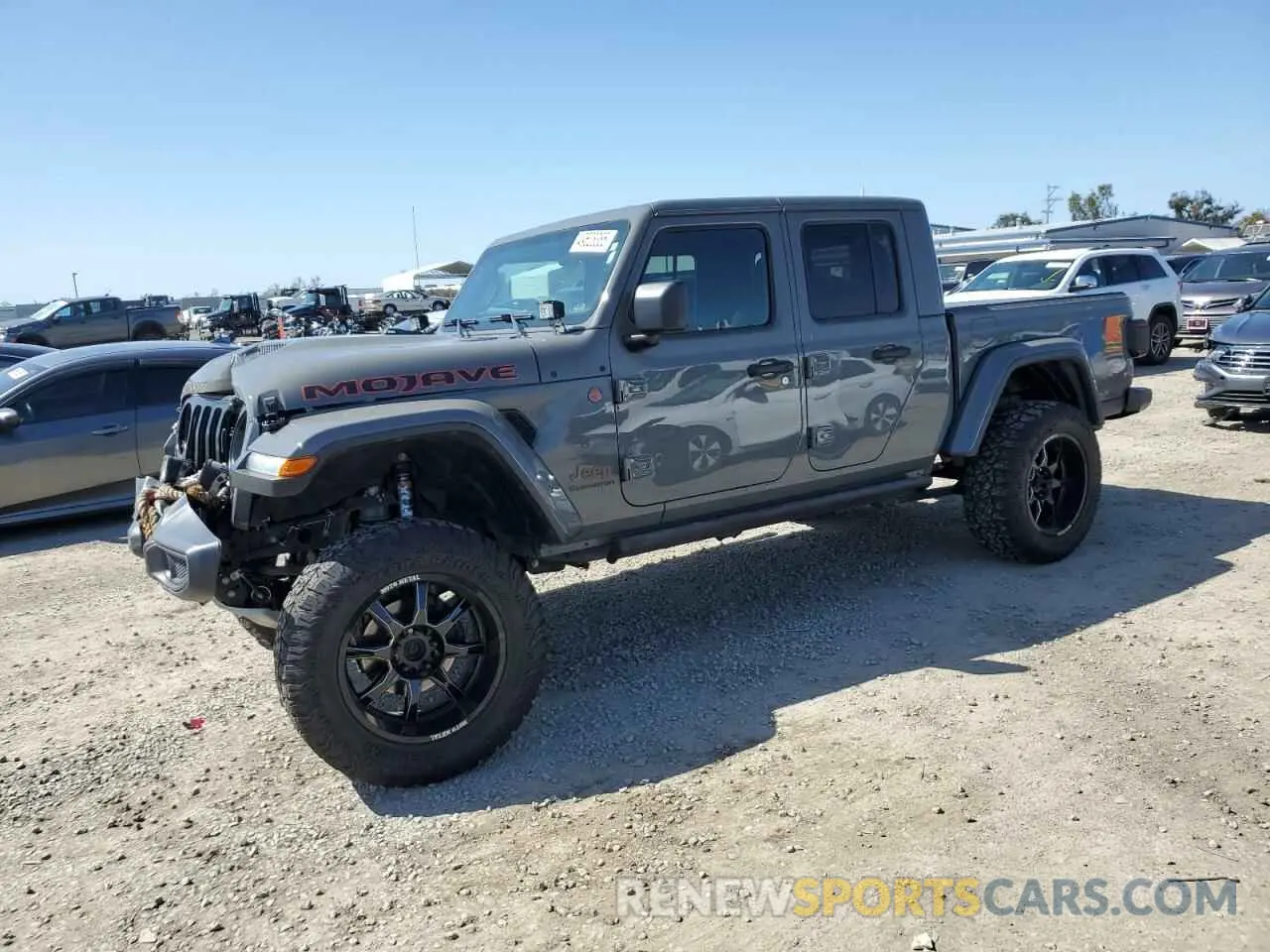 1 Photograph of a damaged car 1C6JJTEG6ML544068 JEEP GLADIATOR 2021