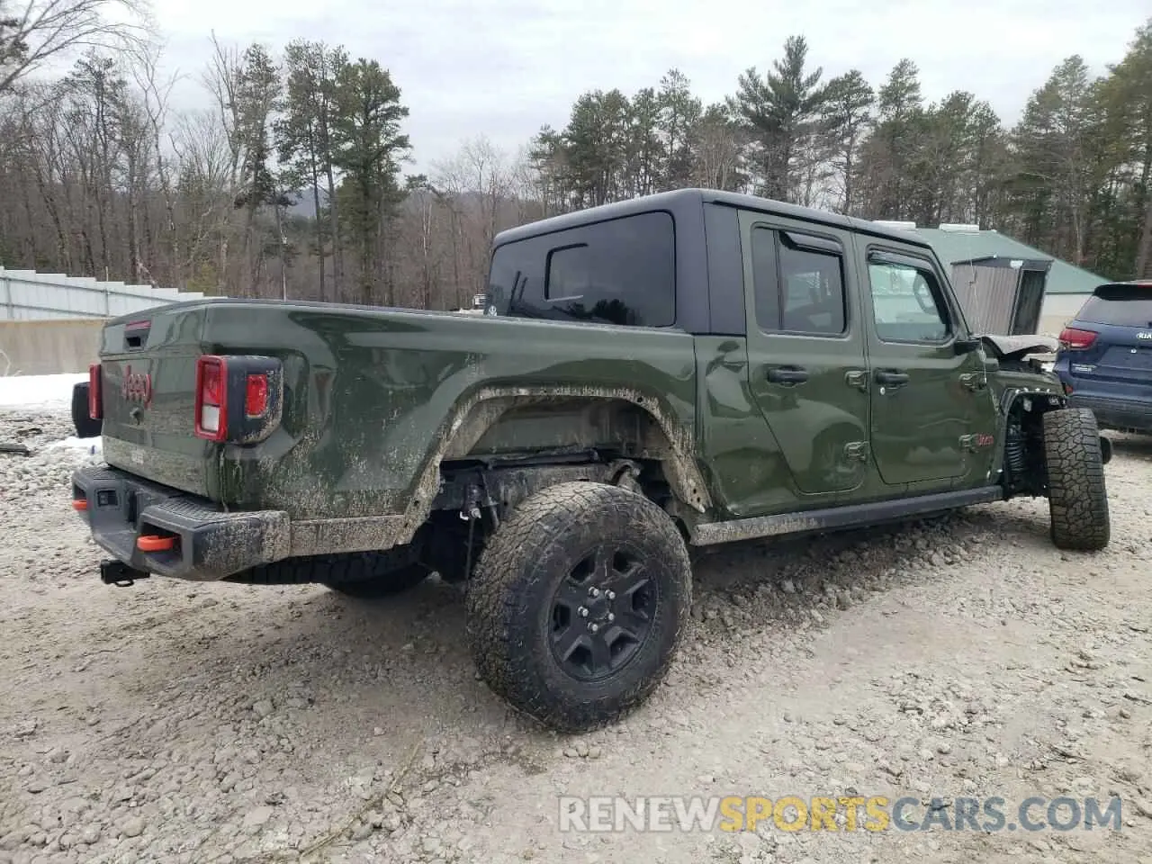 3 Photograph of a damaged car 1C6JJTEG6ML595540 JEEP GLADIATOR 2021