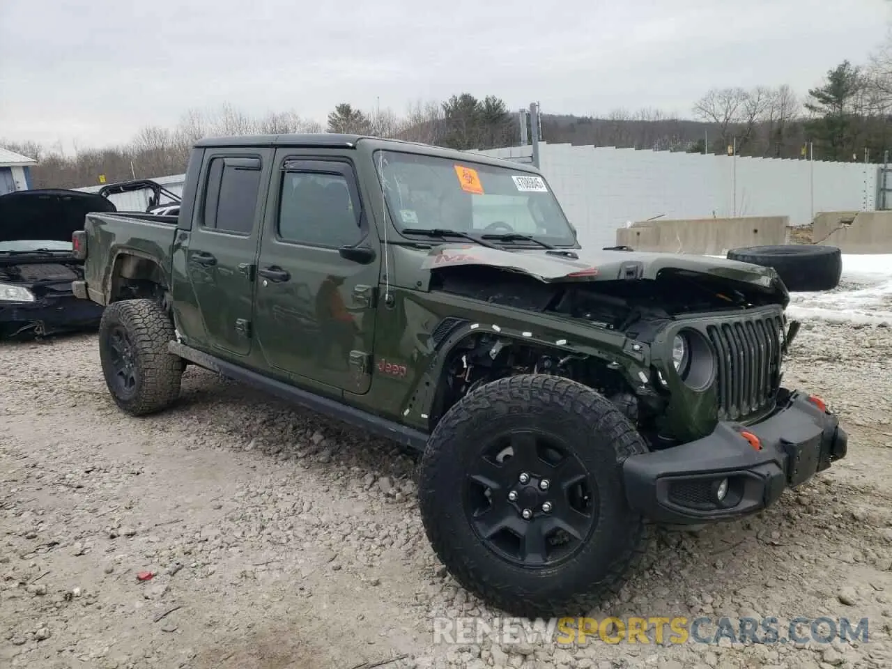 4 Photograph of a damaged car 1C6JJTEG6ML595540 JEEP GLADIATOR 2021