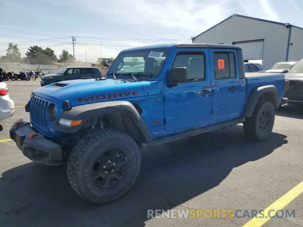 1 Photograph of a damaged car 1C6JJTEG6ML599605 JEEP GLADIATOR 2021
