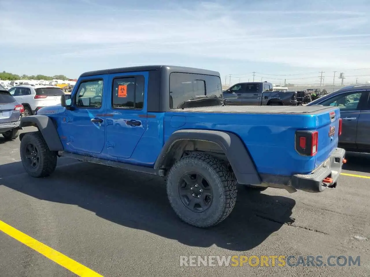 2 Photograph of a damaged car 1C6JJTEG6ML599605 JEEP GLADIATOR 2021