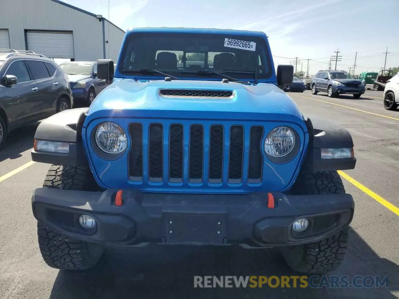 5 Photograph of a damaged car 1C6JJTEG6ML599605 JEEP GLADIATOR 2021