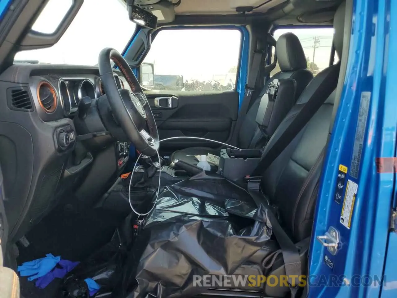 7 Photograph of a damaged car 1C6JJTEG6ML599605 JEEP GLADIATOR 2021