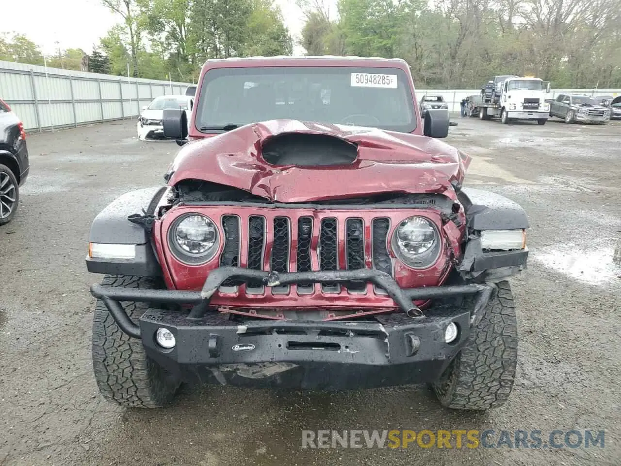 5 Photograph of a damaged car 1C6JJTEG7ML521947 JEEP GLADIATOR 2021