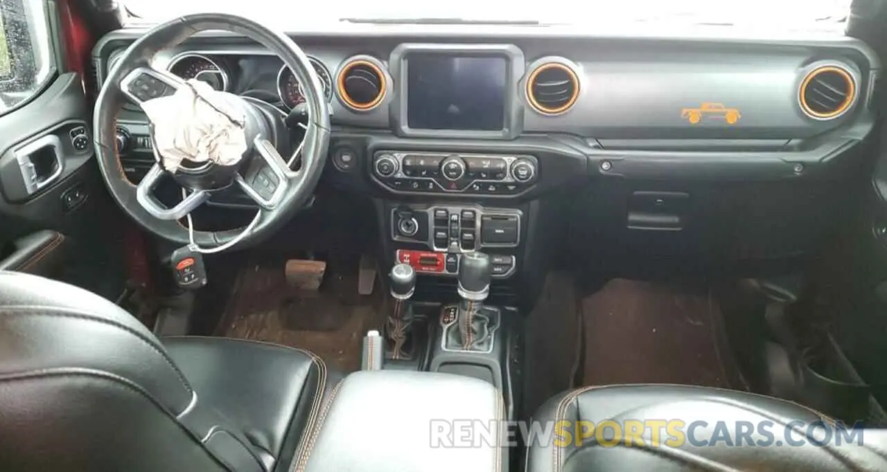 8 Photograph of a damaged car 1C6JJTEG7ML521947 JEEP GLADIATOR 2021