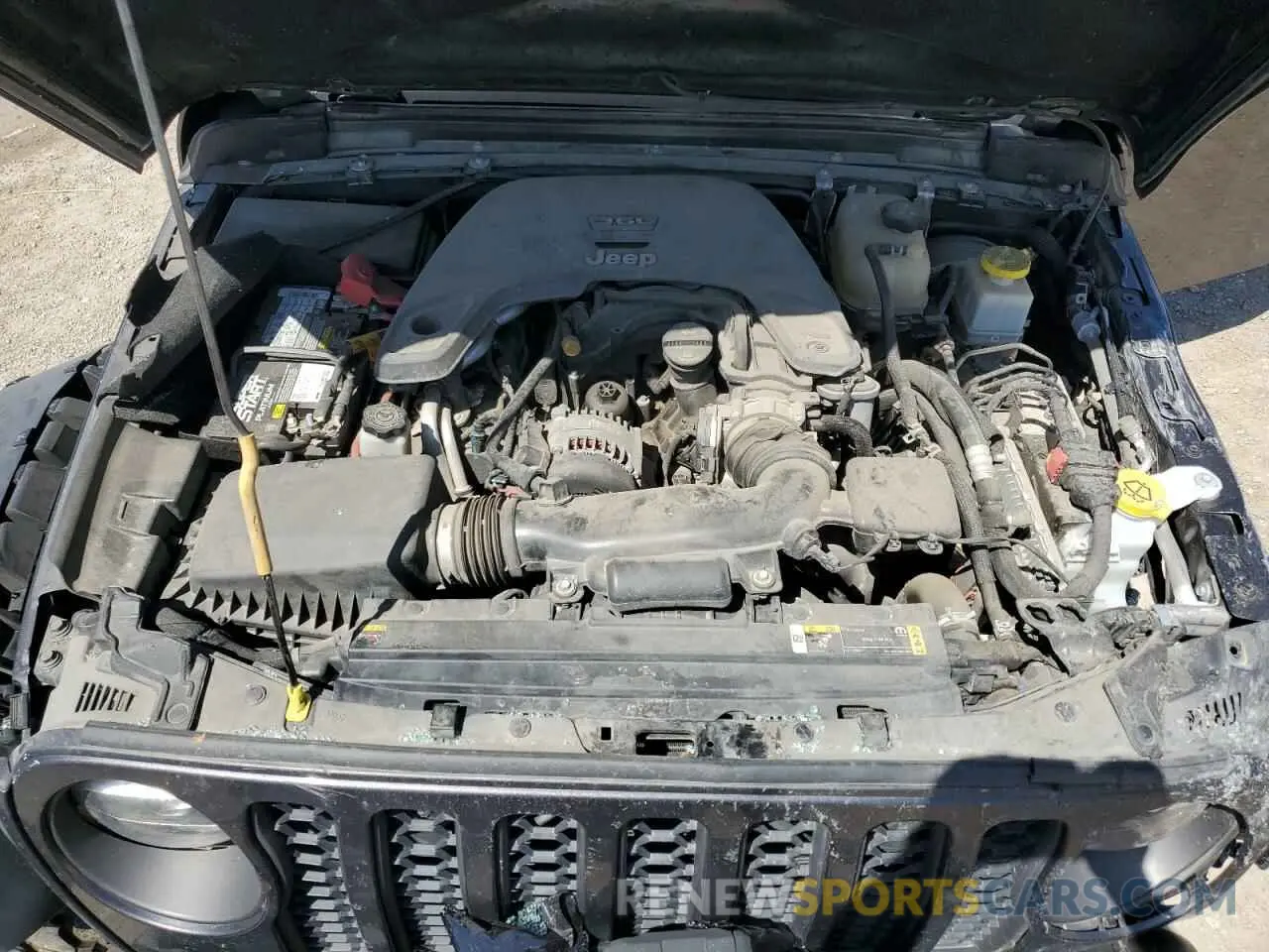 11 Photograph of a damaged car 1C6JJTEG7ML582859 JEEP GLADIATOR 2021