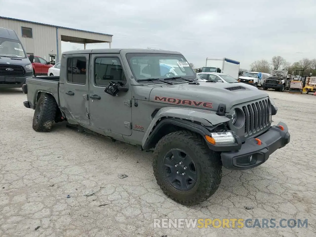4 Photograph of a damaged car 1C6JJTEG8ML612807 JEEP GLADIATOR 2021