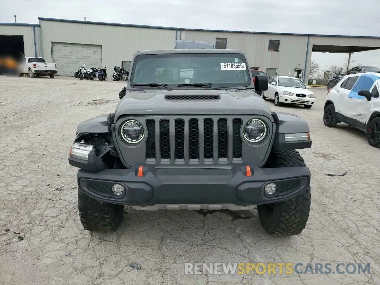 5 Photograph of a damaged car 1C6JJTEG8ML612807 JEEP GLADIATOR 2021