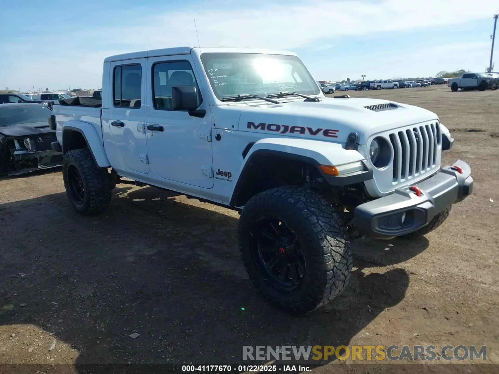 1 Photograph of a damaged car 1C6JJTEG9ML579669 JEEP GLADIATOR 2021