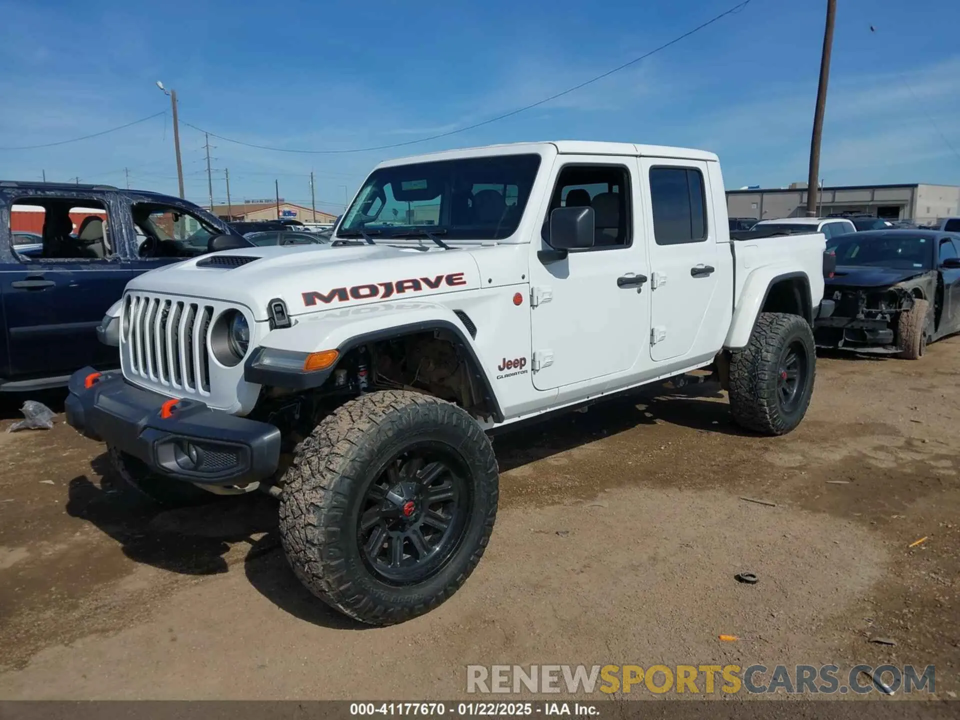 2 Photograph of a damaged car 1C6JJTEG9ML579669 JEEP GLADIATOR 2021