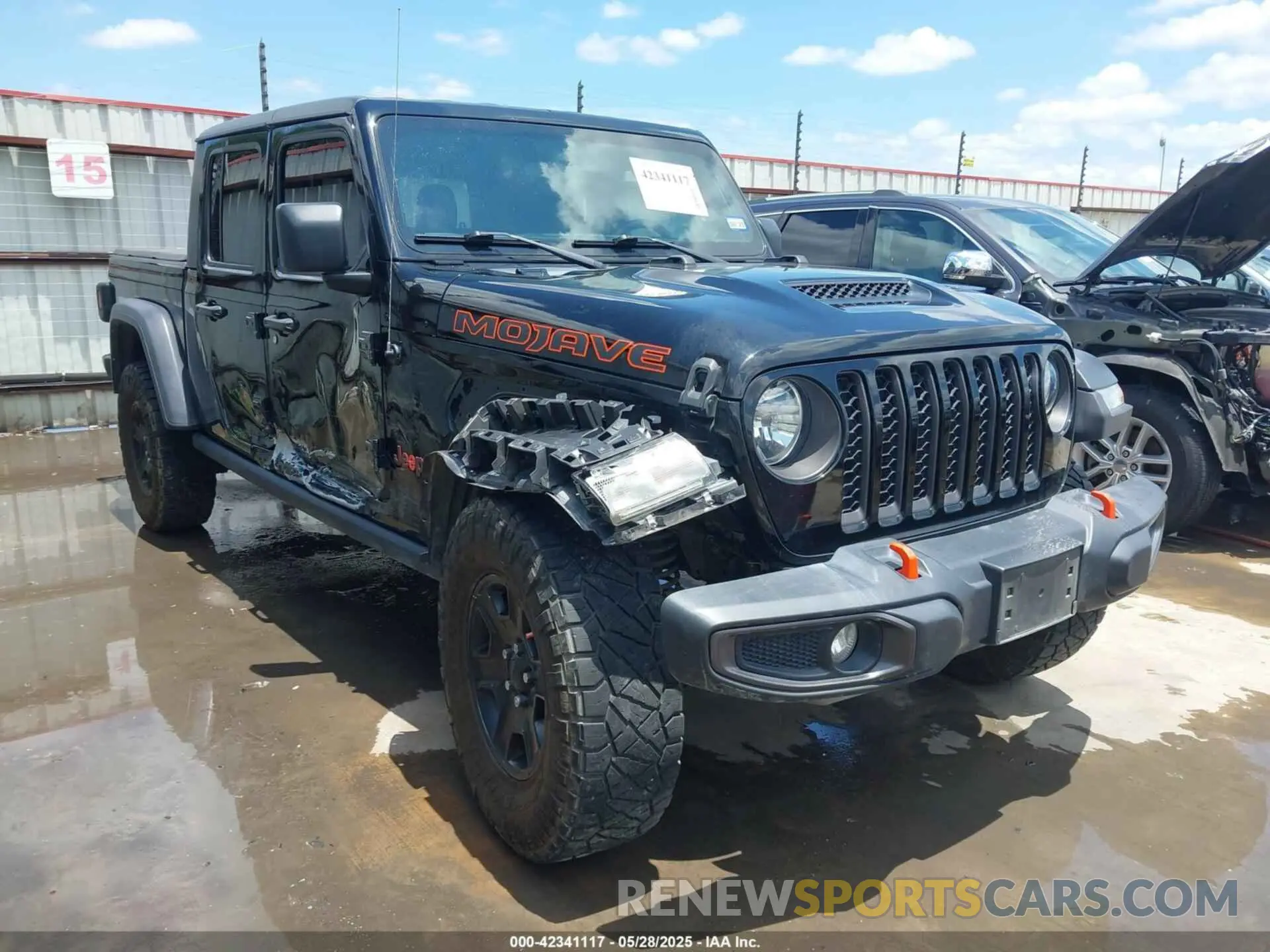 1 Photograph of a damaged car 1C6JJTEGXML569376 JEEP GLADIATOR 2021
