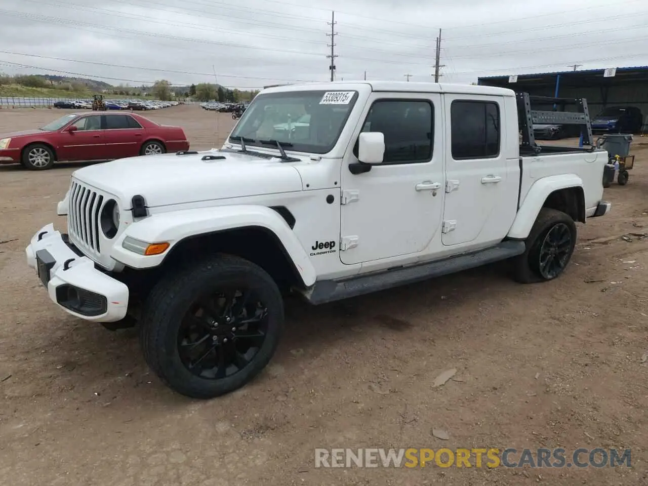 1 Photograph of a damaged car 1C6JJTFM5ML535558 JEEP GLADIATOR 2021